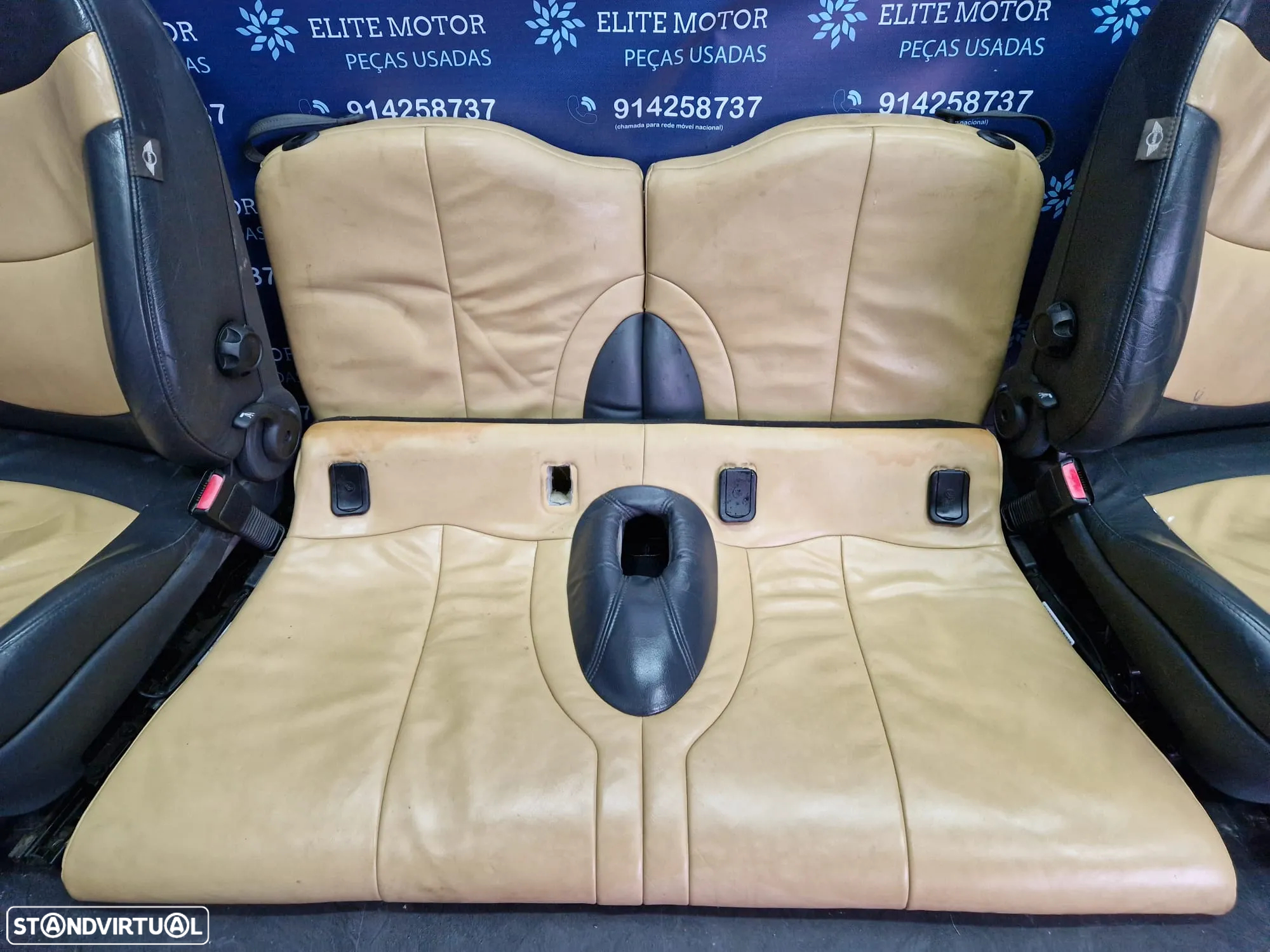 Jogo de bancos usados MINI CABRIO ONE COOPER R52 R53 R50 PELE DESCAPOTAVEL - 8