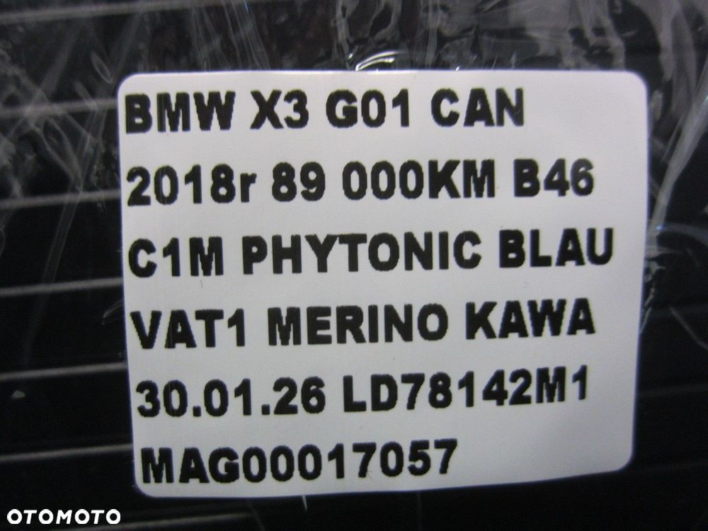 BMW X3 G01 G02 F97 SCHOWEK KONSOLI CUPHOLDER UCHWYT ŁADOWARKA TEL 9392685 - 10