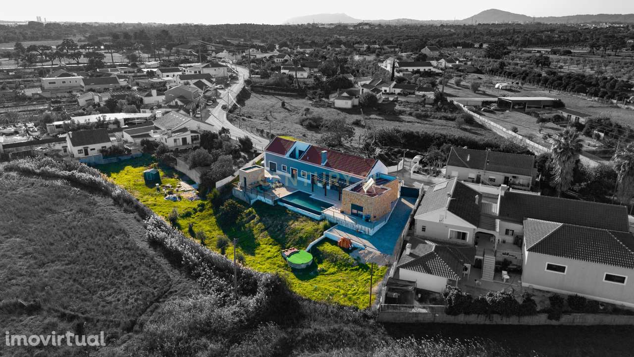 Moradia T4 + anexo T0 | Piscina Infinita | Estuário do Sado - Grande imagem: 5/60