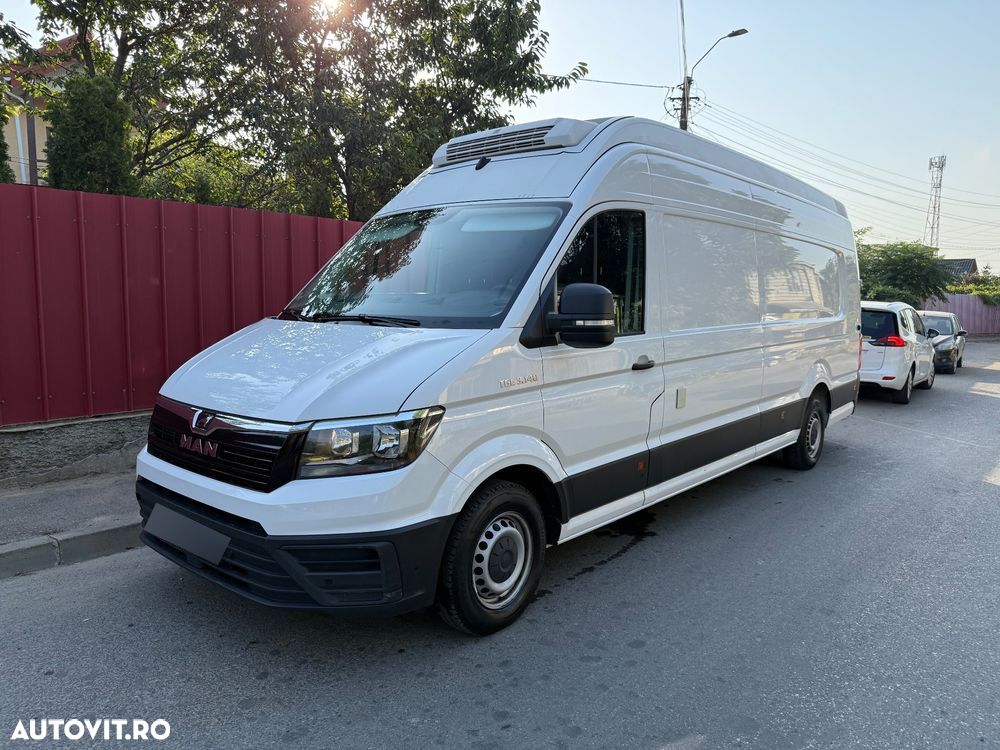 MAN TGE 3.140 Euro6 DSG 177CP Frig Cabină DUBLĂ Jumbo L5H4 Extra Lung - 1