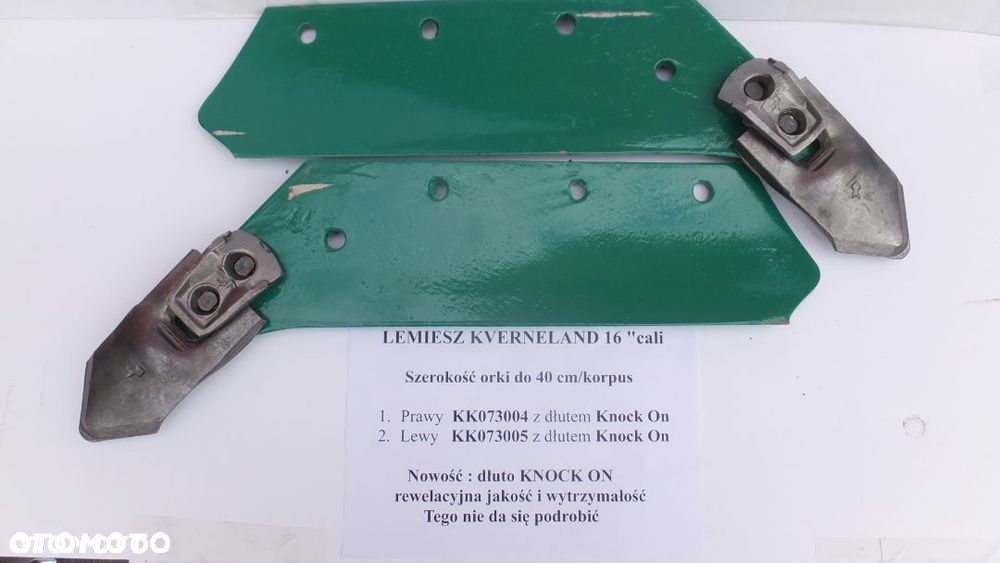 Lemiesz Kverneland, dłuto, pierś, odkładnia, płoza - 12