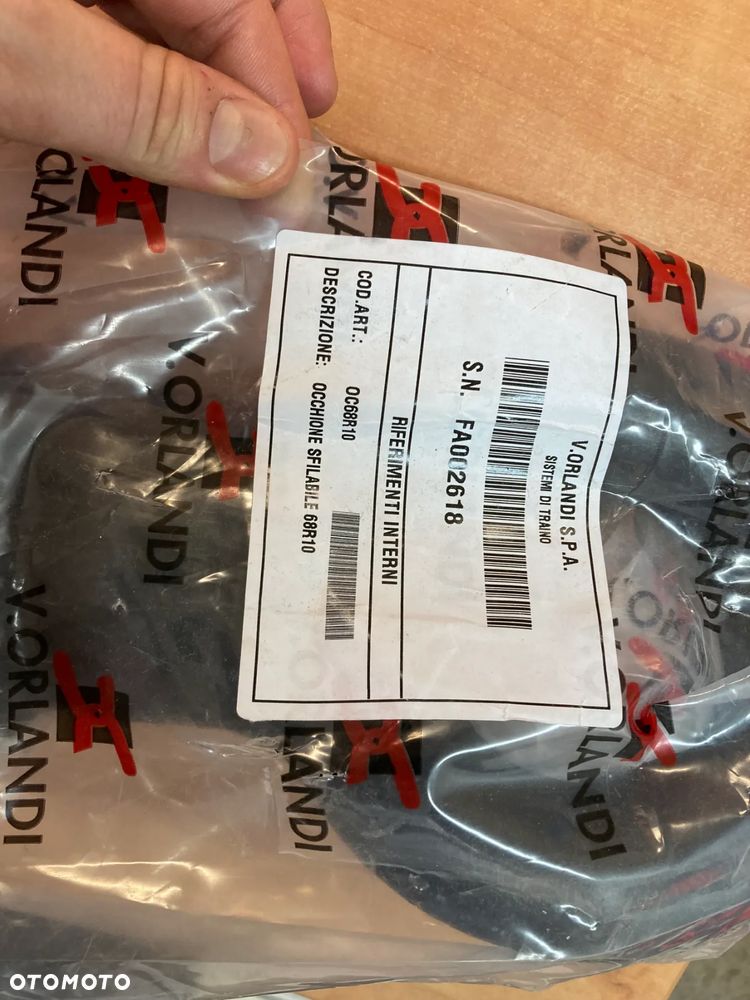 Dyszel (ucho dyszla fi 68) Vorlandi OC68R, Nowy - 3