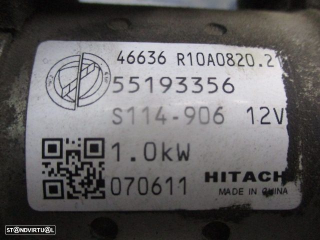 Motor De Arranque 55193356  R10A082021 FIAT 500 2007 1.4I 16V 100CV 0P FIAT BRAVO 2007 1.4I Turbo 150CV 0P - 4