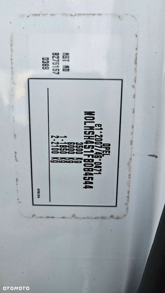 Opel MOVANO 2.3 CDTI 125 KM DUBEL KABINA MASTER DOKA 7 OSÓB SKRZYNIA  KLIMA - 28