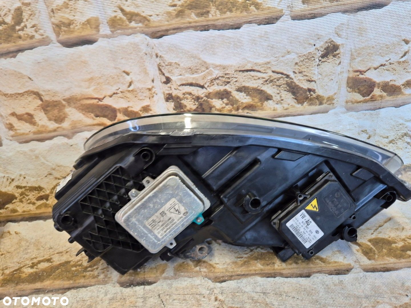 vw golf 6 VI 5k1941754b lampa xenon skrętny led prawa europa - 5