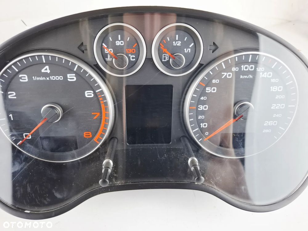 Licznik Zegar Kolor Fis Audi A3 8P Lift 8P0920932A - 4