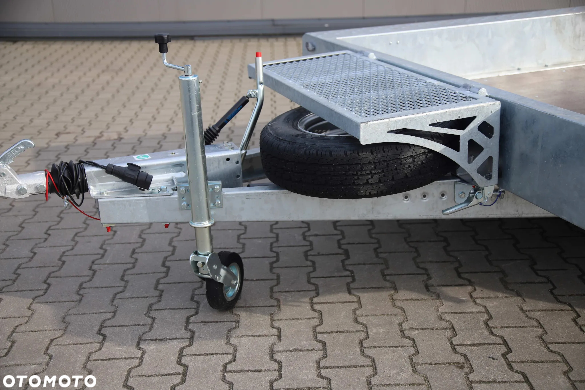 Niewiadów Przyczepa pod minikoparkę/sprzęt budowlany 400x180x25cm TRAP WJAZDOWY 3 OSIE DMC 3500kg BARDZO MOCNA!!! - 12