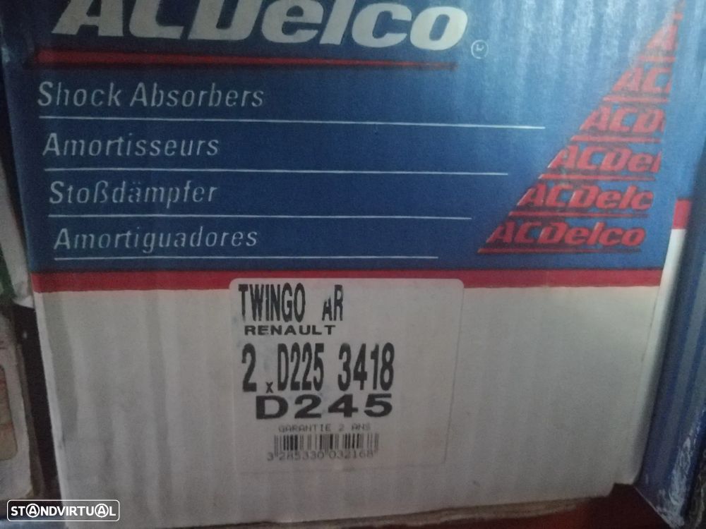 Par de amortecedores de trás Renault Twingo (NOVOS) - 1