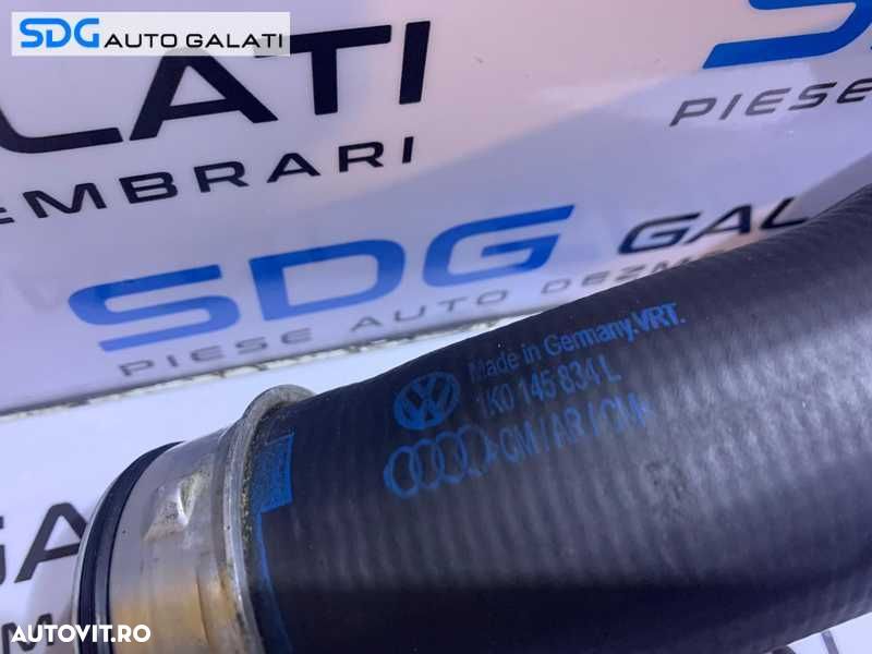 Furtun Conducta Presiune Aer Radiator Intercooler Seat Altea 1.9 TDI BXE BKC BJB 2004 - 2013 Cod 1K0145834L [D0572] - 3