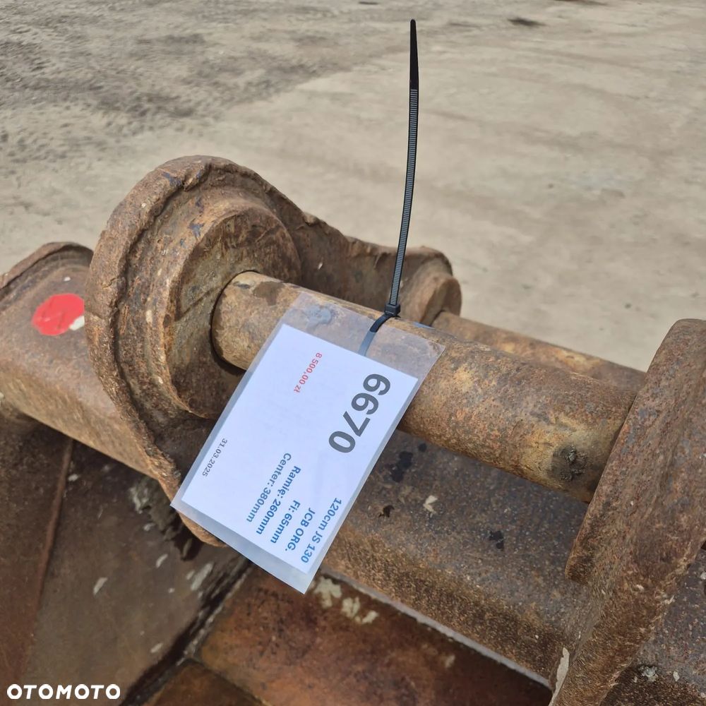 Łyżka używana 120cm ORG JCB JS130 nr.6670 - 2