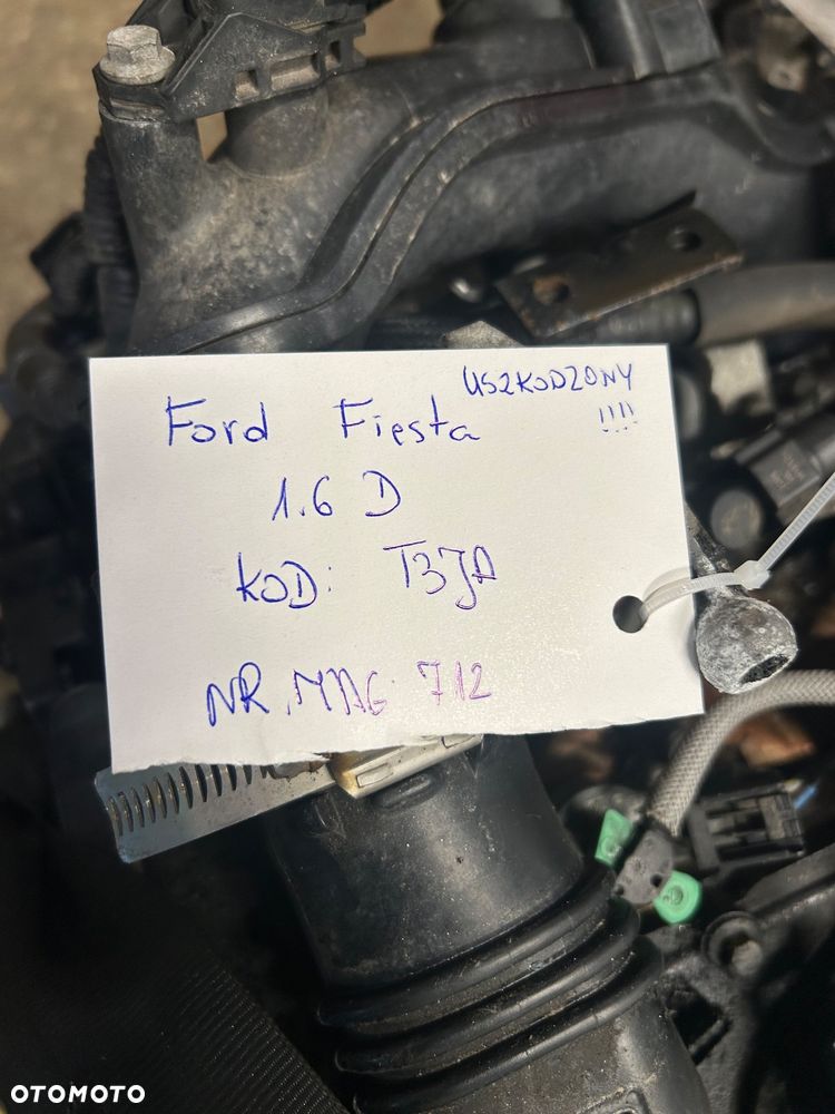 T3JA SILNIK KOMPLETNY Z OSPRZETEM FORD FIESTA 1.6 2013 T3JA TDCI 95 KM - 6