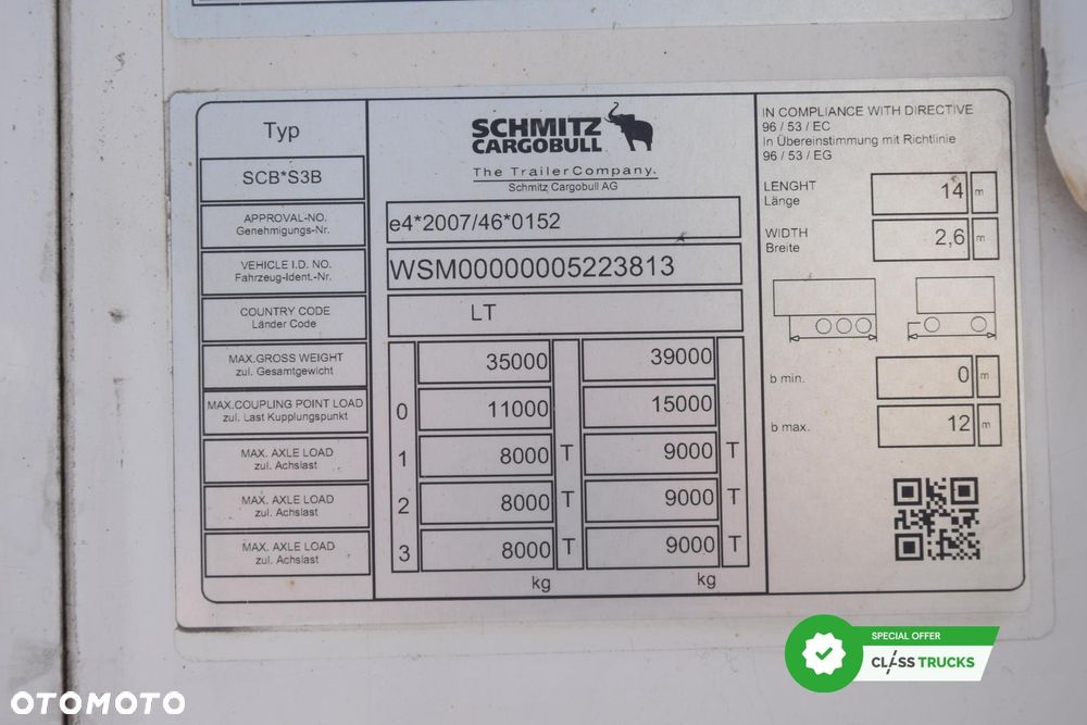Schmitz Cargobull SKO FP 60 ThermoKing SLXi 300 - 15