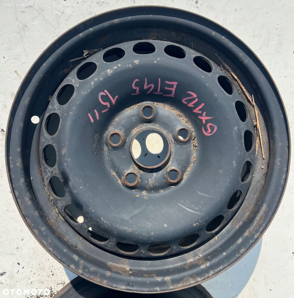vw passat felgi stalowe 6jx15 et45 5x112 - 2