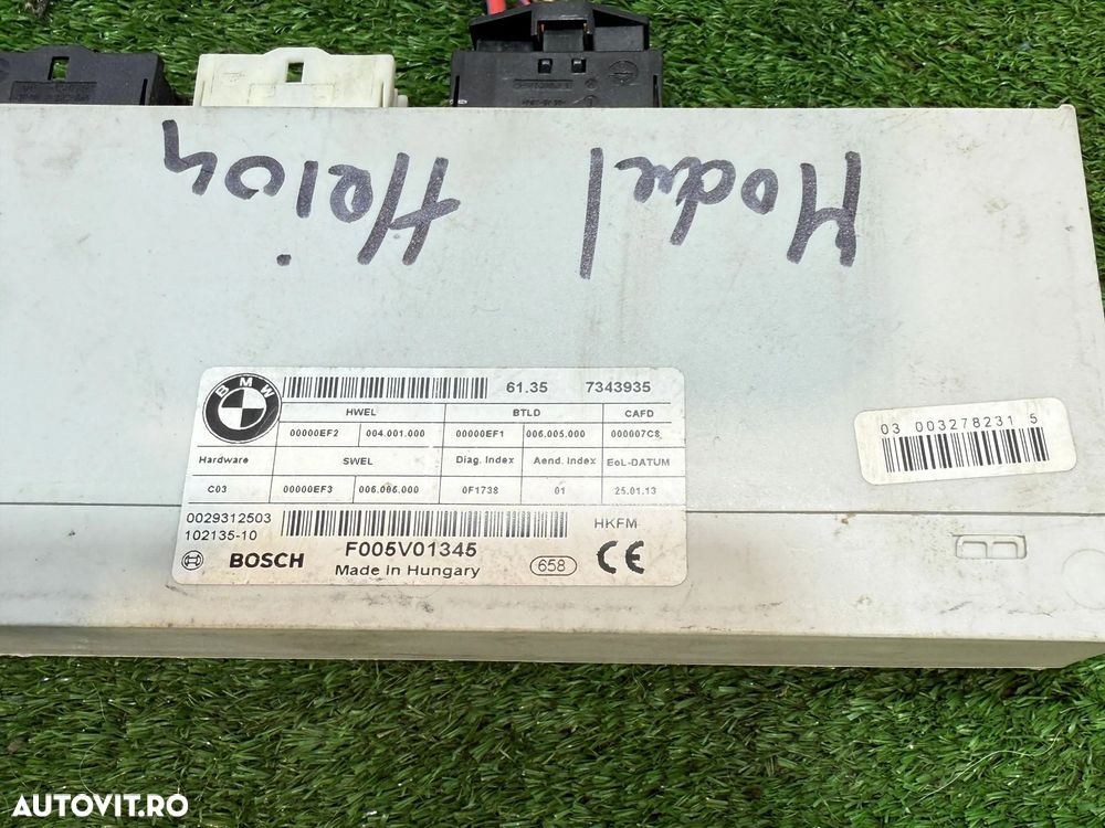 MODUL HAION BMW 320D SERIA 3 F31 2.0 DIESEL 2013 COD OEM 61357343935 2011-2019 - 7