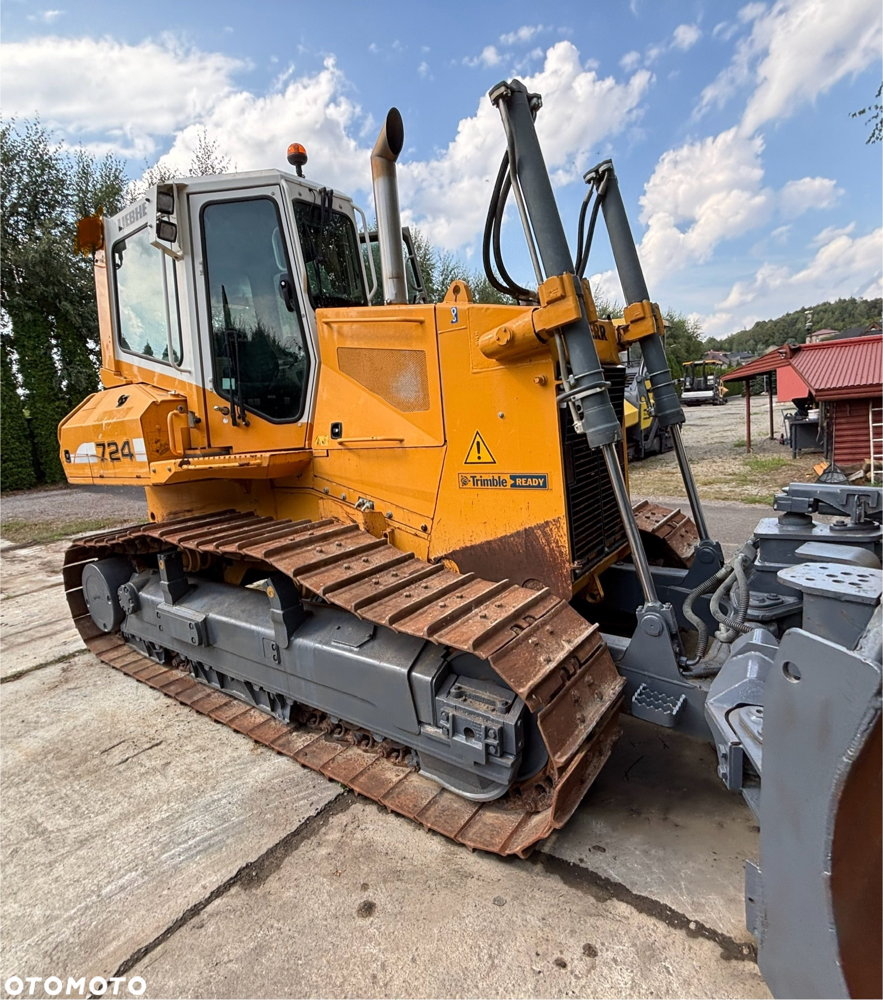 Liebherr 724 XL rok prod 2015,Pług 6poz TRIMBLE 3D Niwelacja 19ton - 2