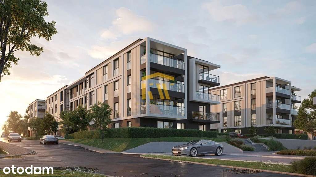 2 pokoje / 45,60 m / 1 piętro / balkon 8m