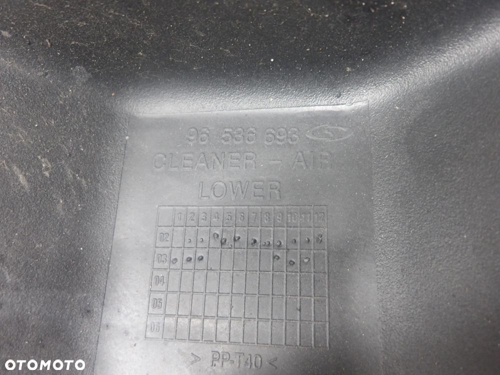 DAEWOO KALOS 1.4B OBUDOWA FILTRA POWIETRZA 96536693 - 6