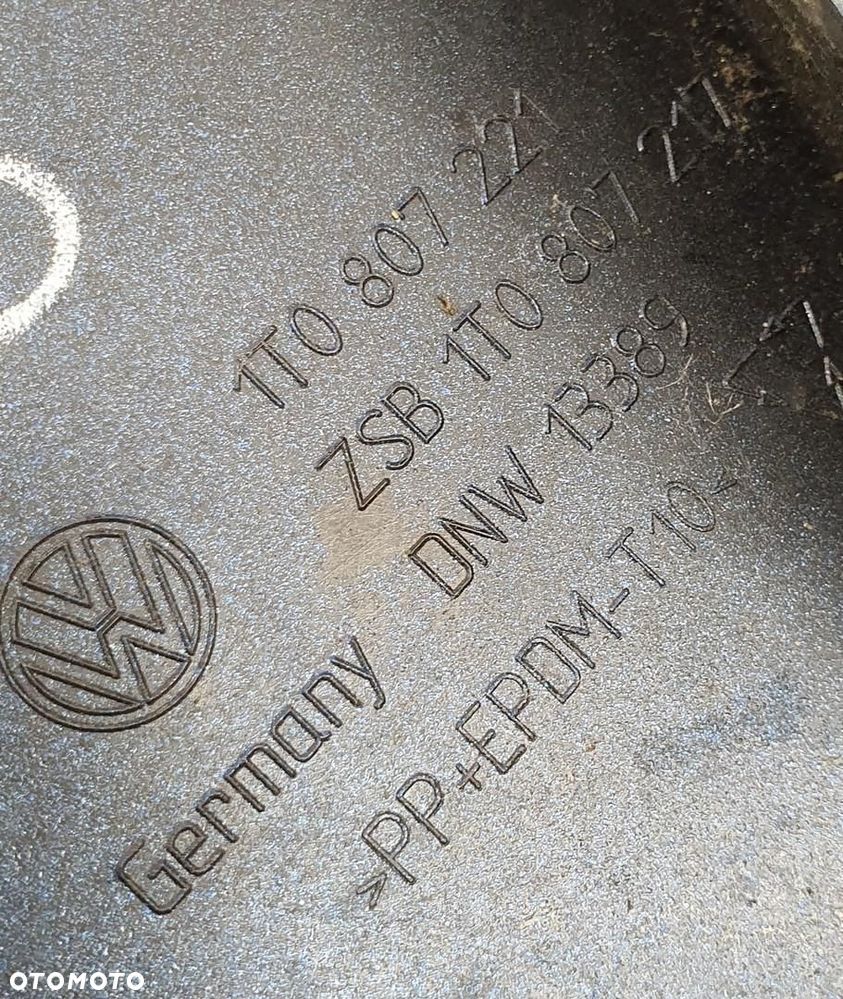 ZDERZAK PRZEDNI PRZÓD VW TOURAN 1T0807221 - 10