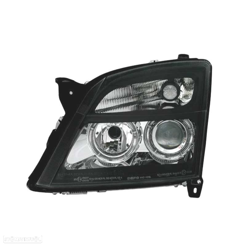 R145560C1 FARÓIS FRONTAIS ANGEL EYES PARA OPEL VECTRA C 02-05 E OPEL SIGNUM 03-0 - 10
