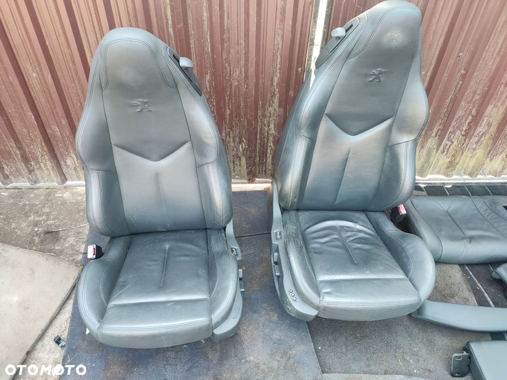 fotele kanapa peugeot rcz 2011r czarne skóra - 4
