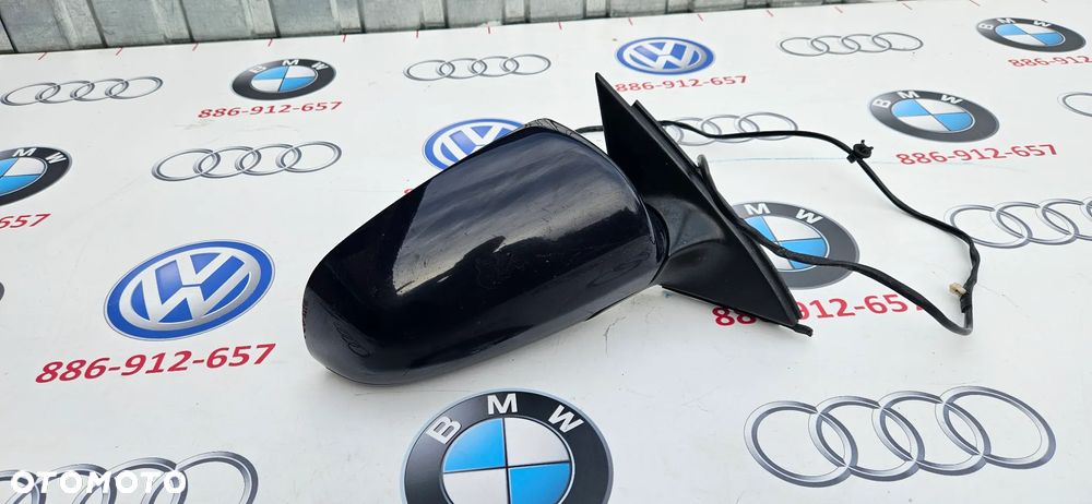 AUDI A4 B6 Lusterko zewnętrzne prawe Lusterko pasażera 5 KABLI Europa Kolor Granatowe Ciemny granat - 10