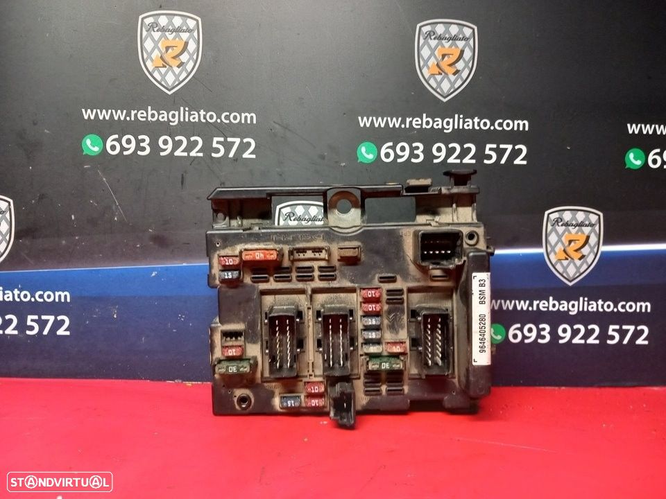 CAIXA RELÉS / FUSÍVEIS PEUGEOT 307 SW 2003 -BSM B3 9646405280 - 3