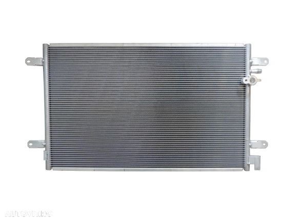 Condensator climatizare Audi A6/A6 Allroad (C6), 05.2004-05.2006, motor 3.0 V6, 160 kw benzina; 3.0 TDI, 165 kw diesel, full aluminiu brazat, 660(620)x403(383)x16 mm, fara filtru uscator - 1
