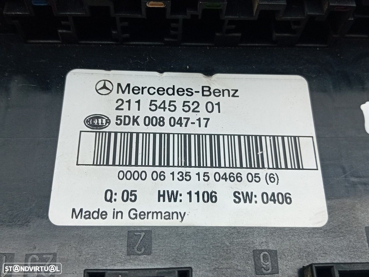 Caixa fusíveis / SAM / BSI MERCEDES-BENZ CLS (C219) - 4