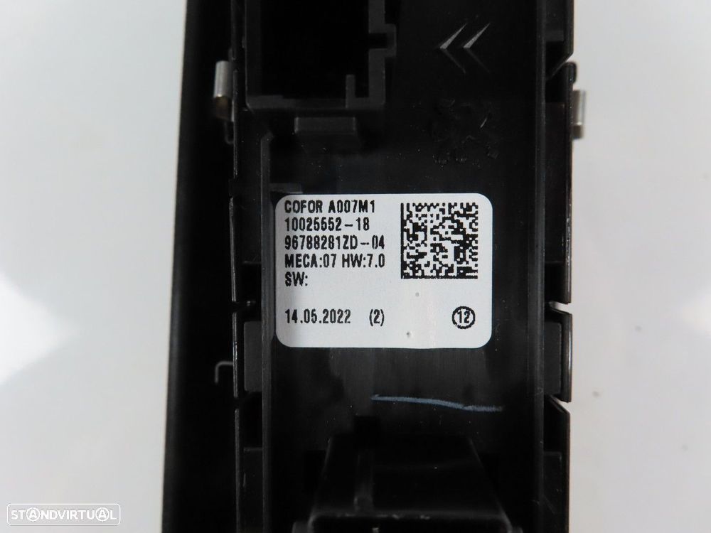 Interruptor vidros Esquerdo/Frente Seminovo/ Original CITROEN C4 Picasso II/CITR... - 3
