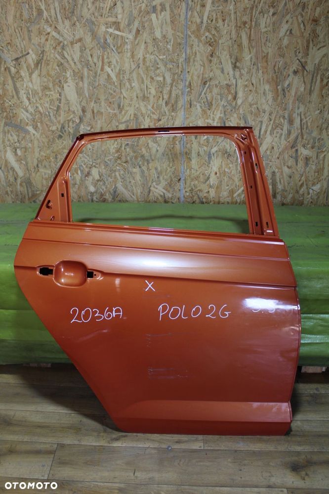 Drzwi Volkswagen Polo 2G po 2017r. tył prawy