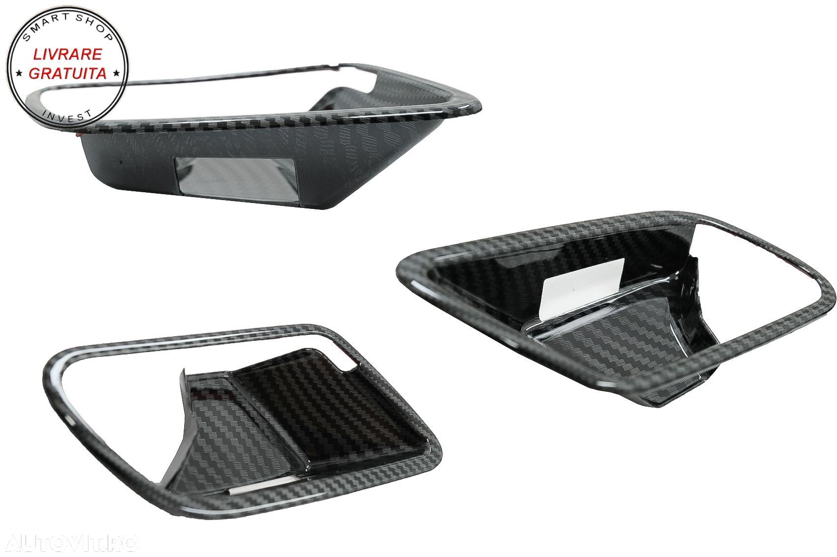 Ornamente interior Manere Usi Mercedes A-Class W177 V177 (2018-Up) LHD Carbon- livrare gratuita - 5