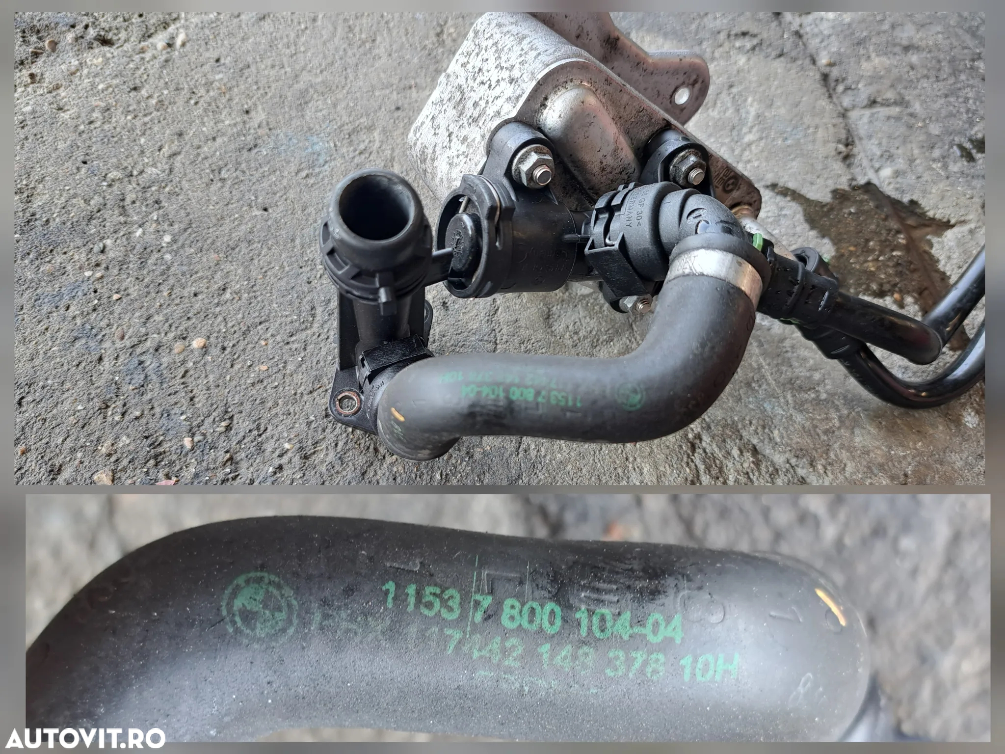 Pompa apa Gat pompa apa Termoflot Set conducte racire ulei Furtun termoflot Cot furtun originale BMW 245cp F07 F10 F11 F01 F02 E70 LCI E71 - 7