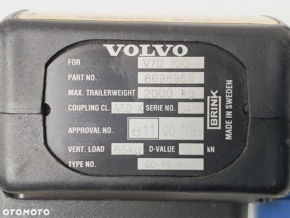 KULA HAKA VOLVO V70 II XC70 8698956 - 5