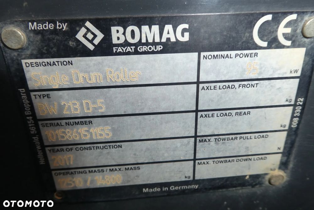 Bomag BW 213 D-5  SPROWADZONY - 13