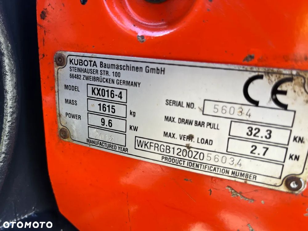 Kubota KX016-4 - 13