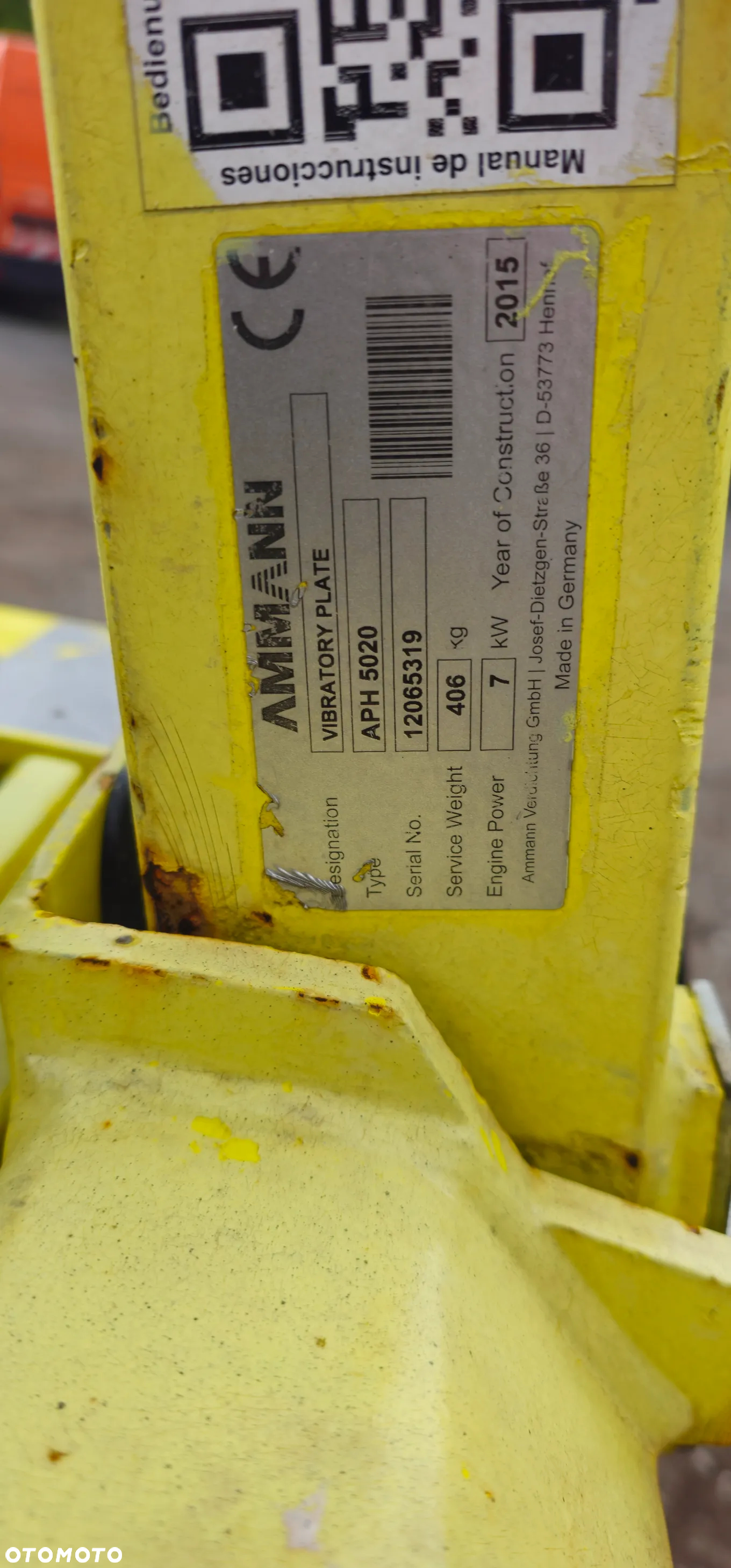 Zagęszczarka gruntu Ammann APH 50/20 Wacker - 8