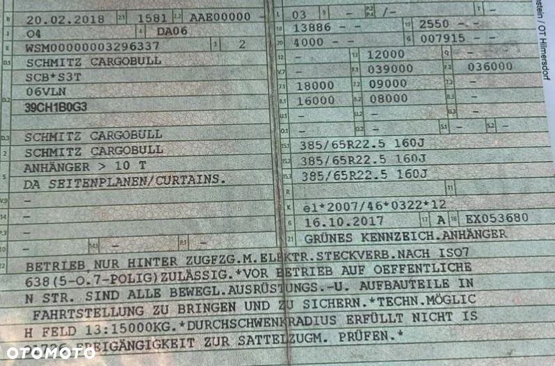 Schmitz Cargobull 2018 *296337* - 6