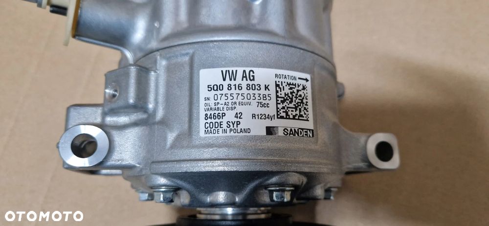 AUDI SEAT VW KOMPRESOR SPRĘŻARKA KLIMATYZACJI 5Q0816803K NOWA - 2