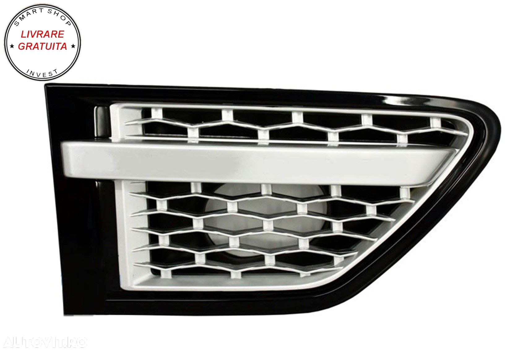 Ansamblu Grila Centrala si Grile Laterale Land Range Rover Sport L320 Facelift (20- livrare gratuita - 4