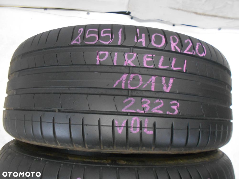 OPONY 255/40R20 PIRELLI PZERO VOL DOT 2323 / 1822 6MM - 2