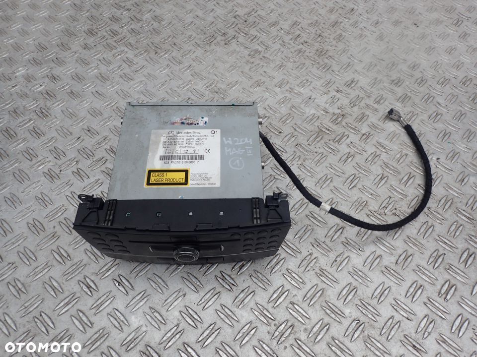 RADIO ODTWARZACZ CD MERCEDES W204 A2048700196 RADOM - 1