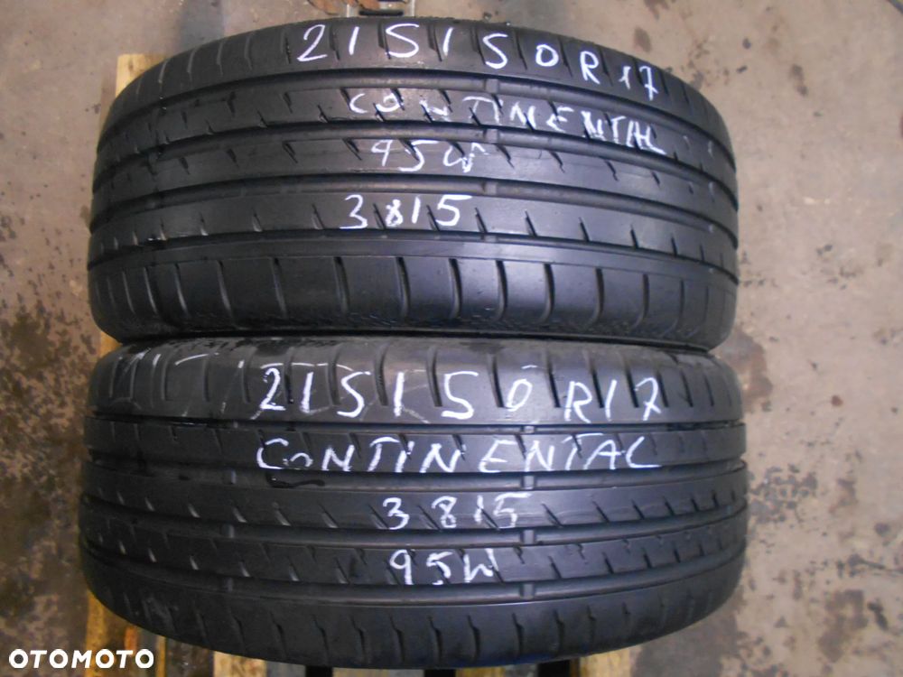 OPONY  215/50R17 CONTINENTAL CONTI SPORT CONTACT 3 DOT 3815 7MM - 1
