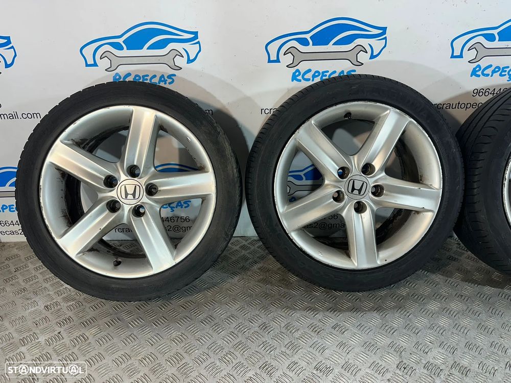 .Conjunto Jantes 17 Originais Honda Civic MK8 VIII ET55 7J 5x114.3 SMR770A - 6