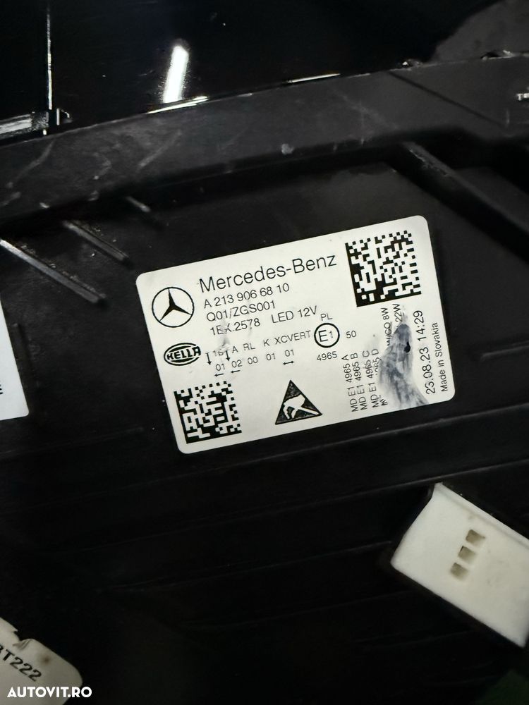 Far dreapta Mercedes E class W213 facelift multibeam - 4