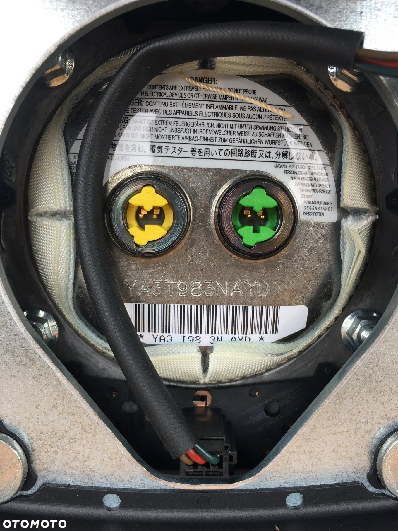 Mercedes W219 CLS W211 Poduszka Powietrzna Kierowcy Air Bag 2198601502 - 5