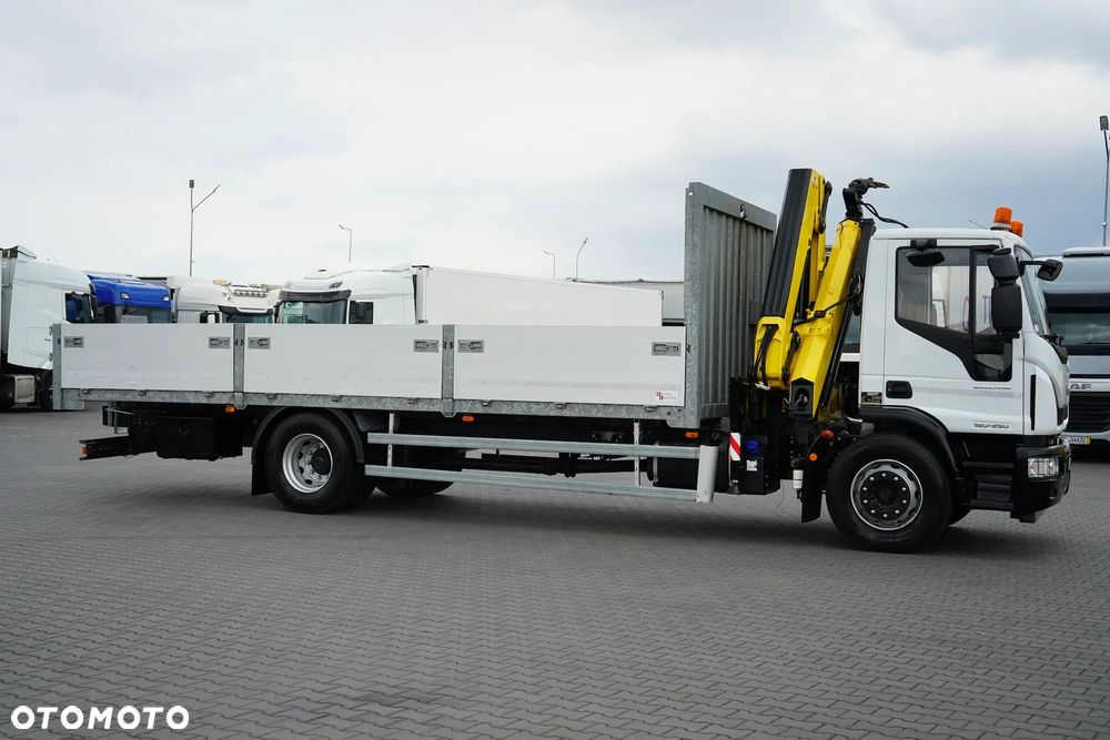 Iveco EUROCARGO / 180-250 / SKRZYNIOWY + HDS / HYVA HC - 153 / ROTATOR / PILOT - 6