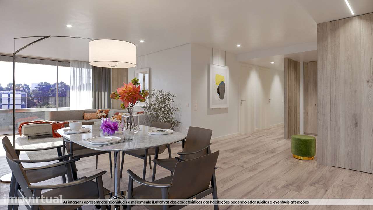 T2 Novo c/ Lugar de Garagem em Mafamude (El Corte Inglês) - Grande imagem: 4/30