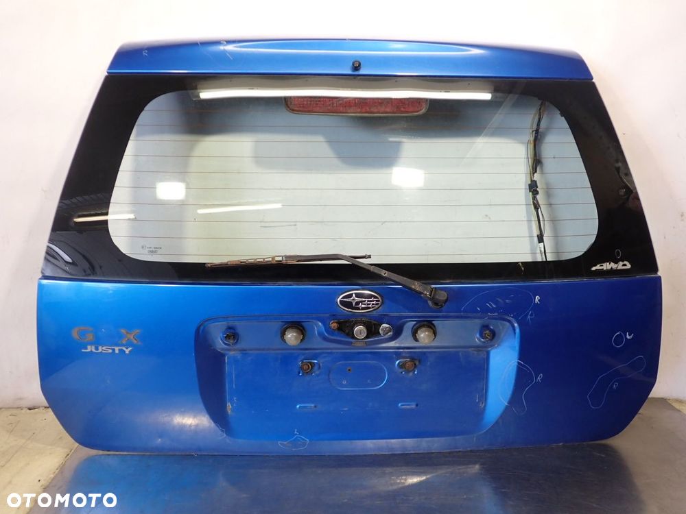 KLAPA TYŁ BAGAŻNIKA SUBARU JUSTY G3X - 1