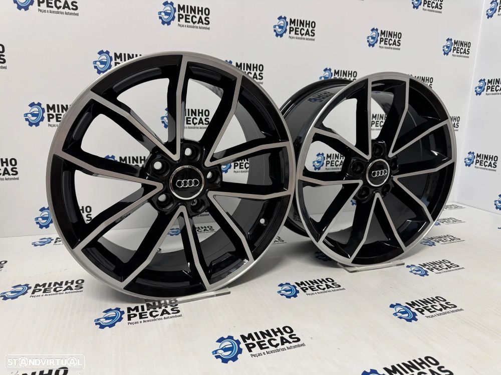 Jantes Audi SQ5 em 17 Preto Polido. - 3
