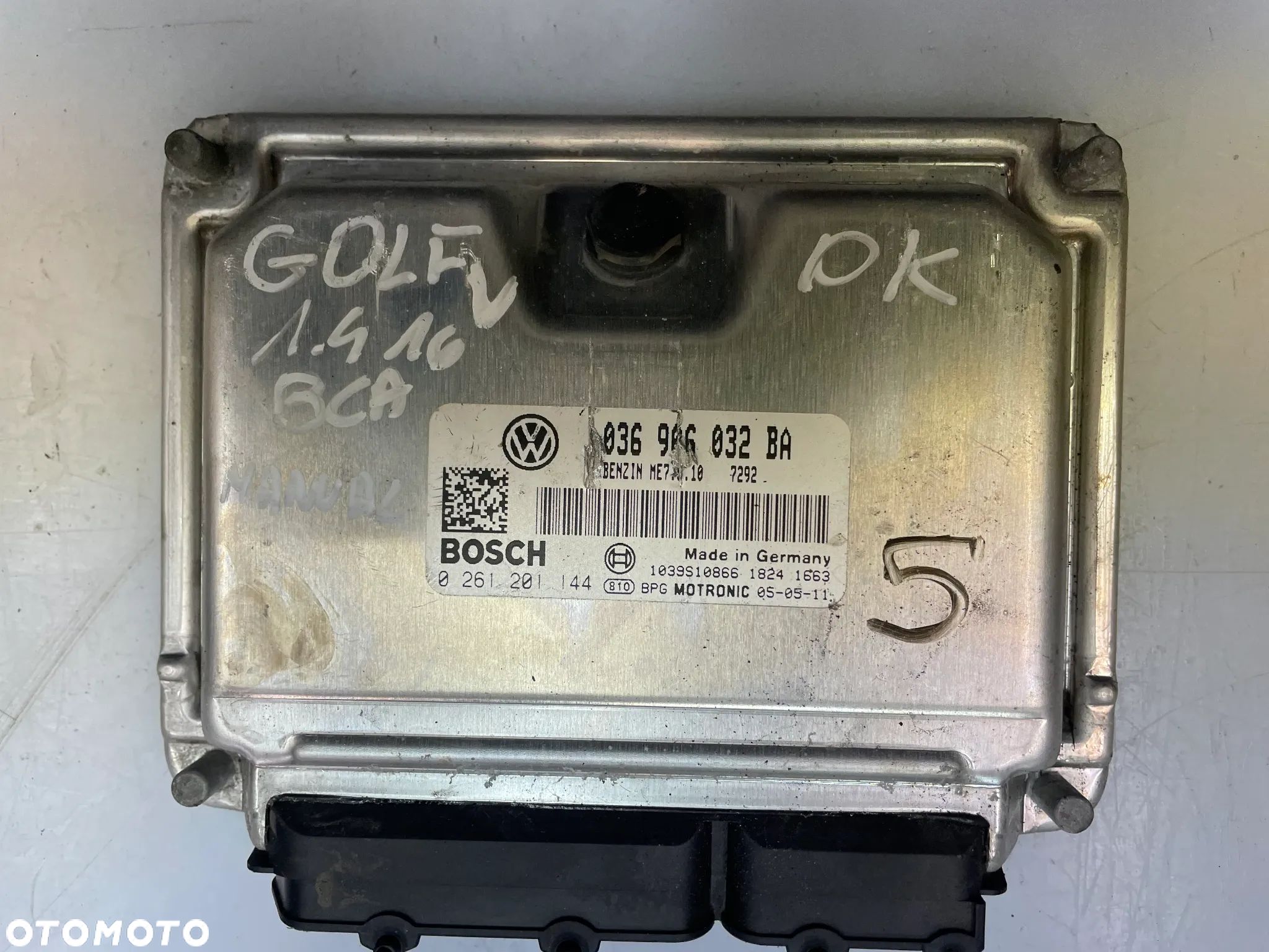 Sterownik silnika vw Golf V 1.4 16V BCA 036906032BA - 1